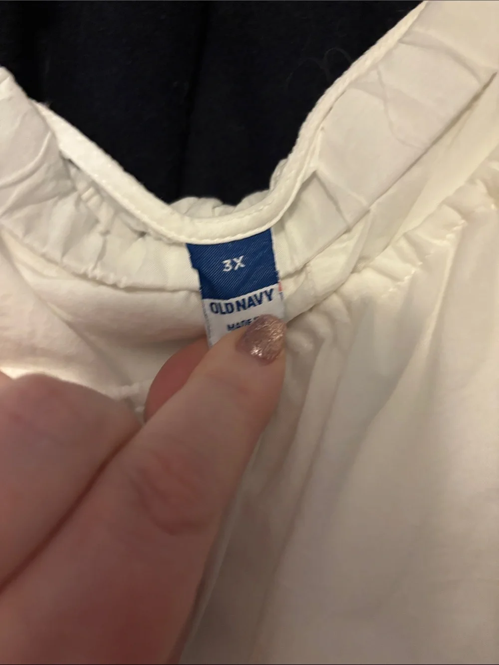 NWOT Old Navy Women’s White Lace-Trim Cami & Short Set - Picture 4 of 4